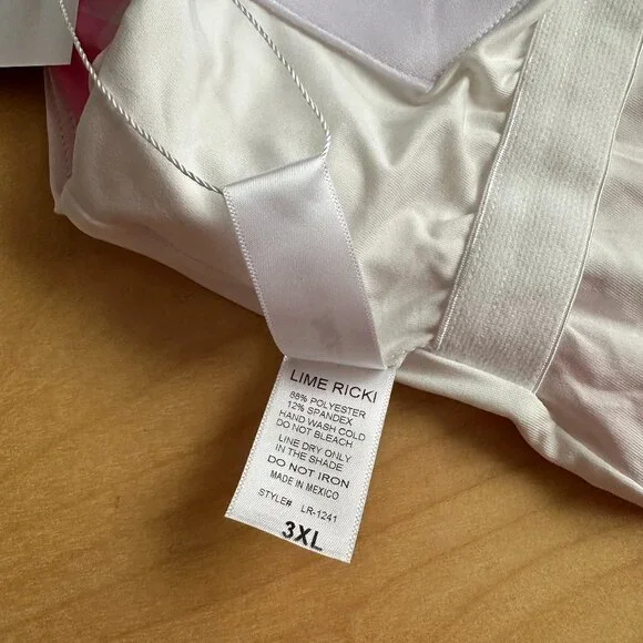 NWT Lime Ricki Pink Gingham Swimsuit 3X - Picture 11 of 11